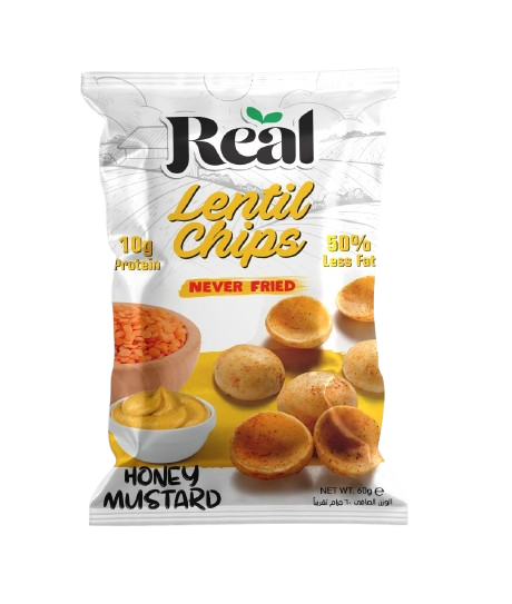 Real Lentil Chips Honey Mustard 60 gm