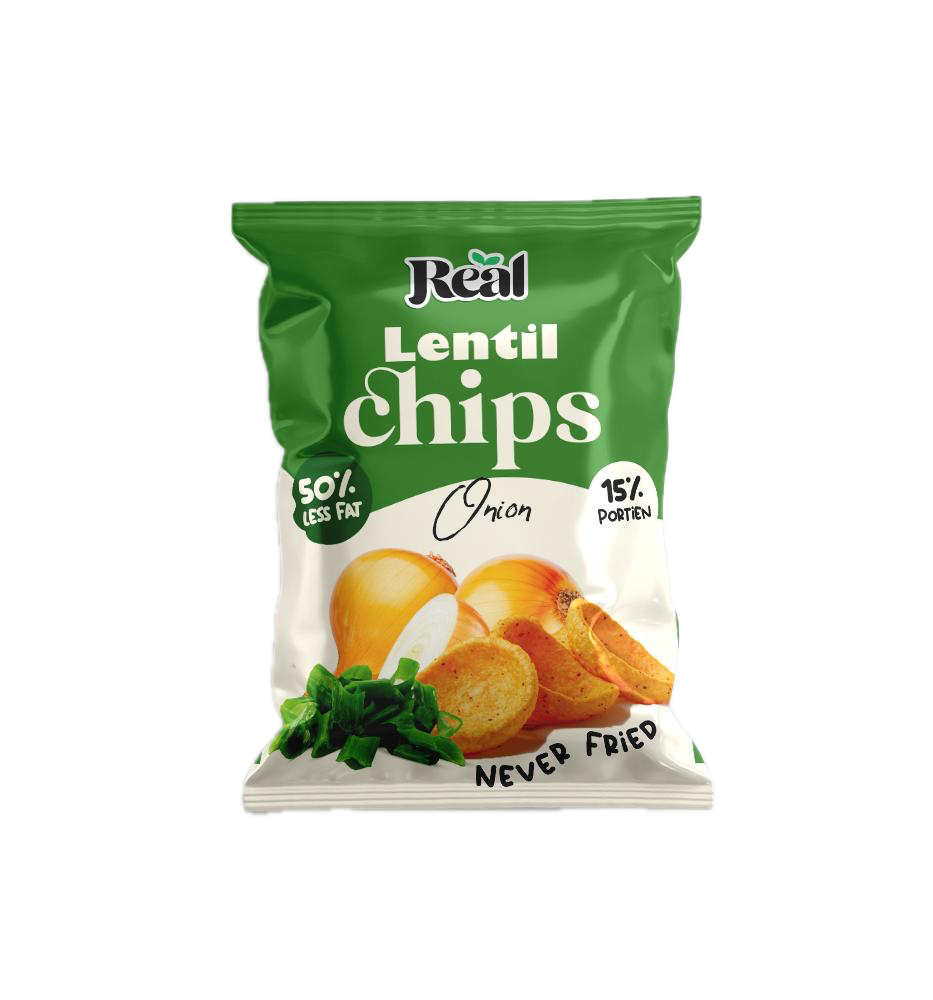 Real Lentil Chips Onion 60 gm