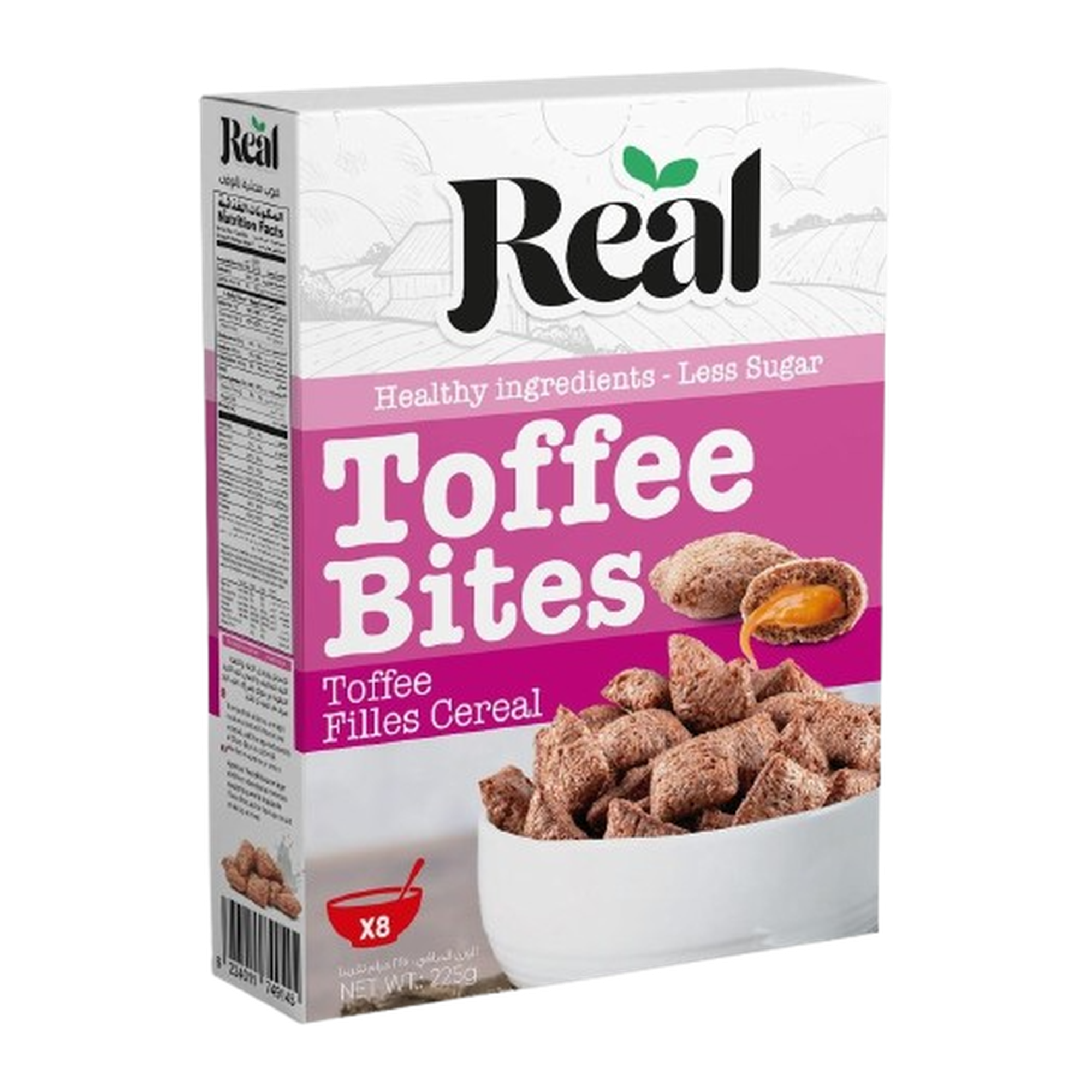 Real Toffee Bites Cereal 250 gm
